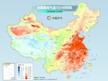 中东部高温耐力持久强度较强 多地将体验“蒸桑拿”