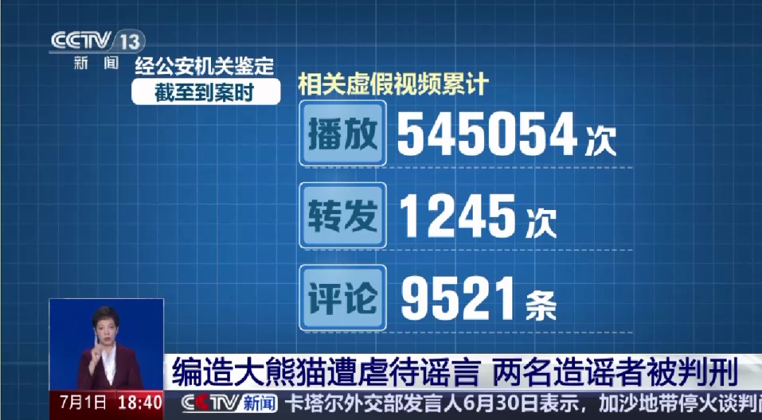 造谣“大熊猫遭虐待”,欺骗粉丝募捐,获利近20万!两人被判刑 造谣“大熊猫遭虐待”,欺骗粉丝募捐,获利近20万!两人被判刑
