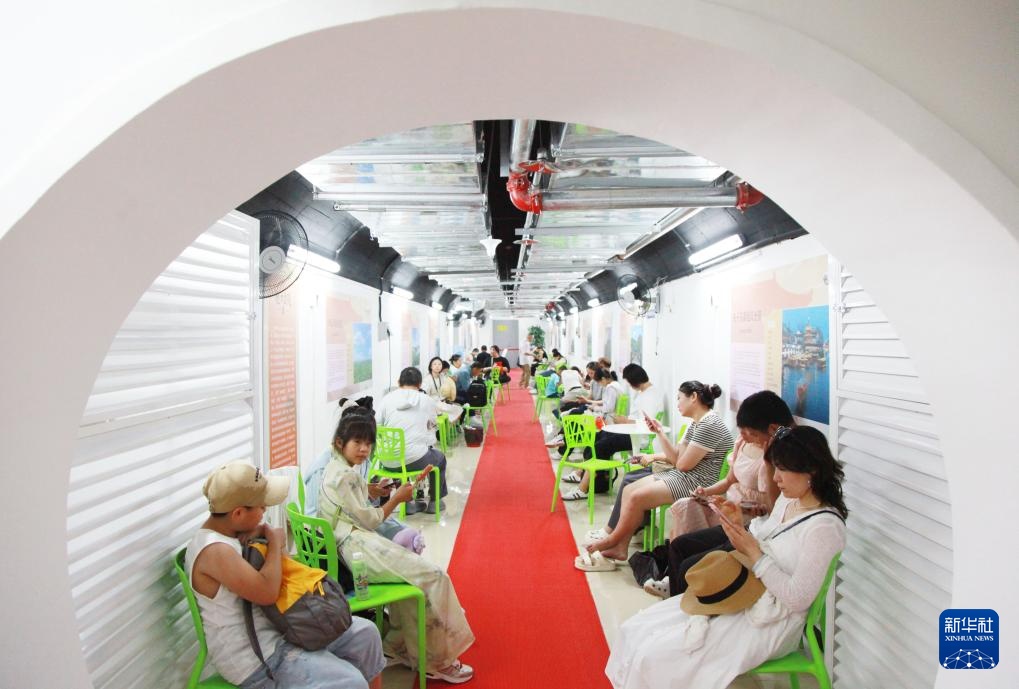 南京人防工程纳凉点向公众开放