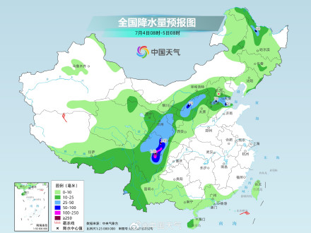 今天京津冀等地为降雨核心区  四川盆地等地降雨再度增强