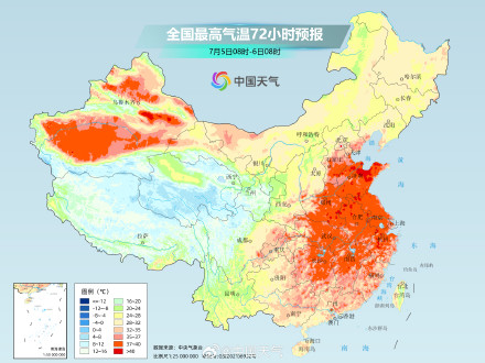 今年以来最强高温过程来袭 4日高温范围最大