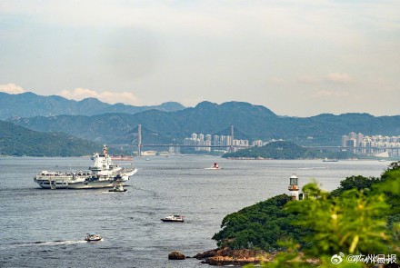 访港山东舰高清大图来了