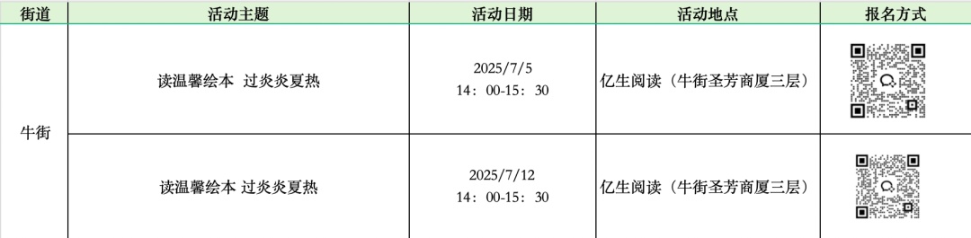 西城区悦读湾7月活动预告：暑韵书香 阅享一夏