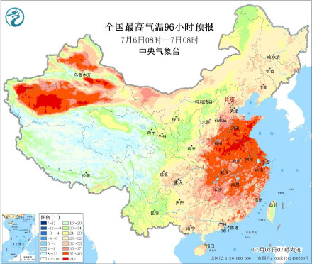 南方持续高温来了