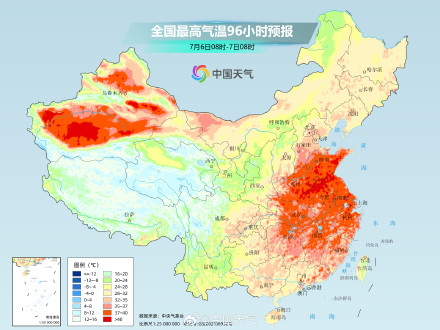 今年以来最强高温过程来袭 4日高温范围最大