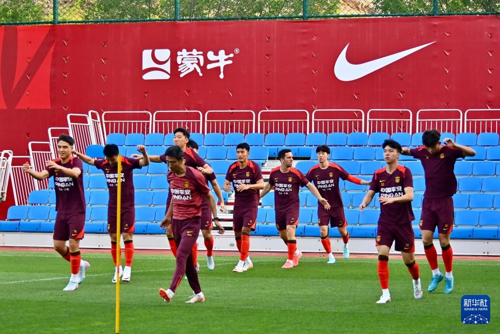 东亚杯:中国男足进行赛前训练 东亚杯:中国男足进行赛前训练