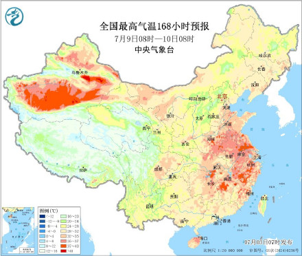 南方持续高温来了