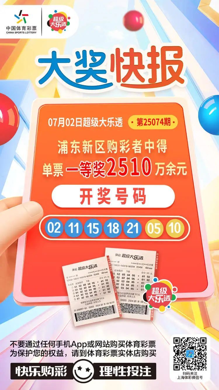 奖金超2500万!上海又有人中大奖了,来沾沾喜气~ 奖金超2500万!上海又有人中大奖了,来沾沾喜气~