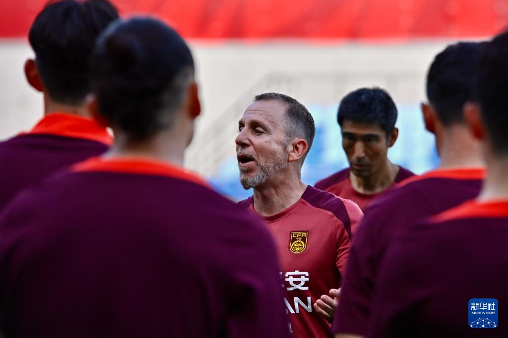 东亚杯:中国男足进行赛前训练 东亚杯:中国男足进行赛前训练
