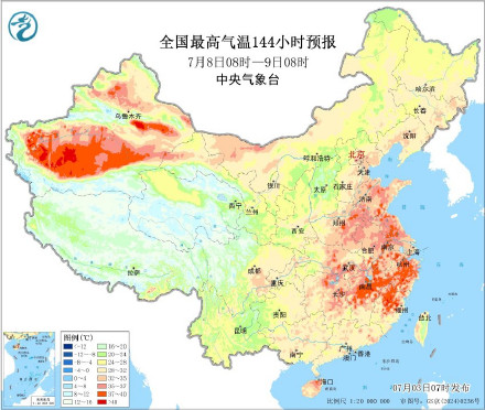 南方持续高温来了