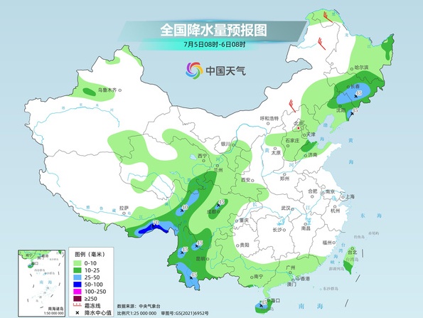 四川、辽宁等地强降雨 今年以来最强高温过程持续影响中东部 四川、辽宁等地强降雨 今年以来最强高温过程持续影响中东部