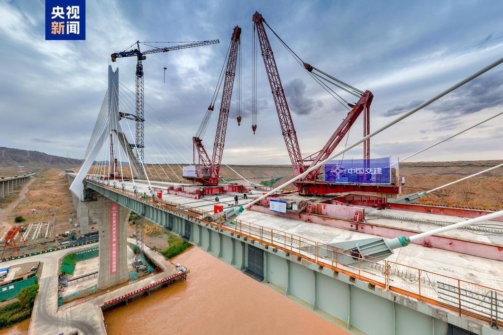 宁夏中卫黑山峡黄河大桥主桥合龙 预计今年正式通车 宁夏中卫黑山峡黄河大桥主桥合龙 预计今年正式通车