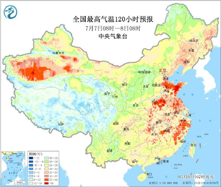 南方持续高温来了