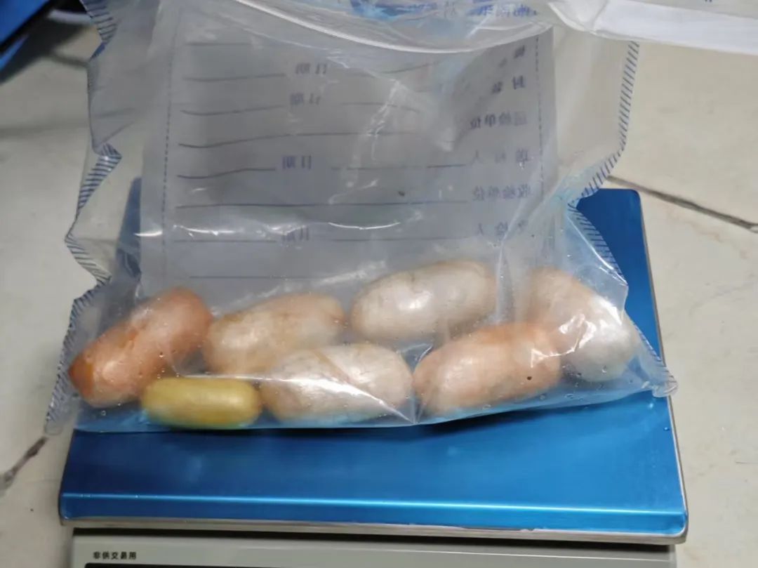 广州海关查获一男子人体藏毒，送检后排出7颗毒丸，确认为337.88克可卡因
