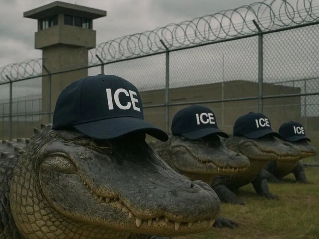 美国“鳄鱼恶魔岛”首批“囚徒”来了 美国“鳄鱼恶魔岛”首批“囚徒”来了