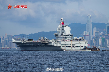 太美啦！山东舰与维港同框大片来了