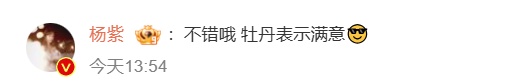 李现连发3张杨紫照片，随后杨紫回应：牡丹很满意！