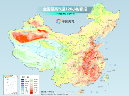 今年以来最强高温过程进入鼎盛阶段 6日起高温范围缩减