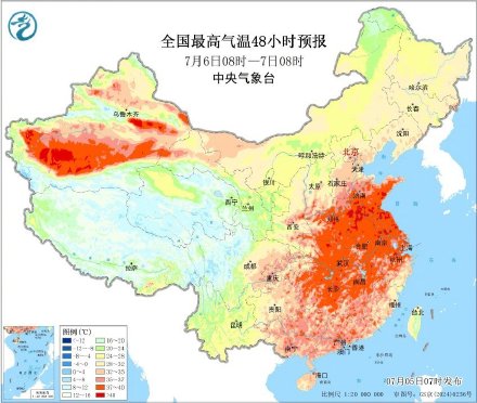 热热热热热！全国多地气温超40摄氏度