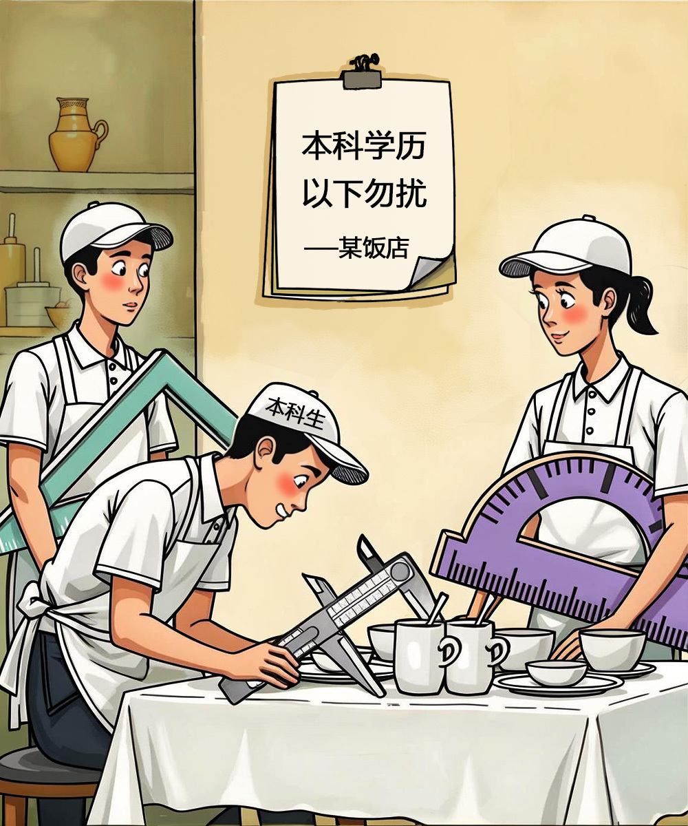 澎湃漫评丨连饭店招聘也要炒作学历了? 澎湃漫评丨连饭店招聘也要炒作学历了?