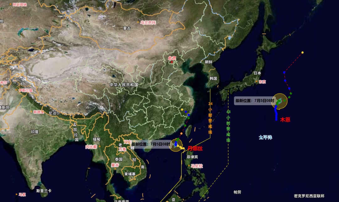 今年第4号台风“丹娜丝”已生成
