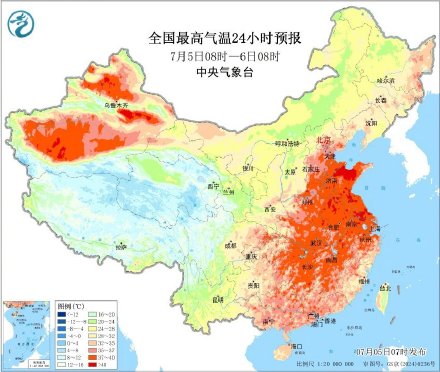 热热热热热！全国多地气温超40摄氏度