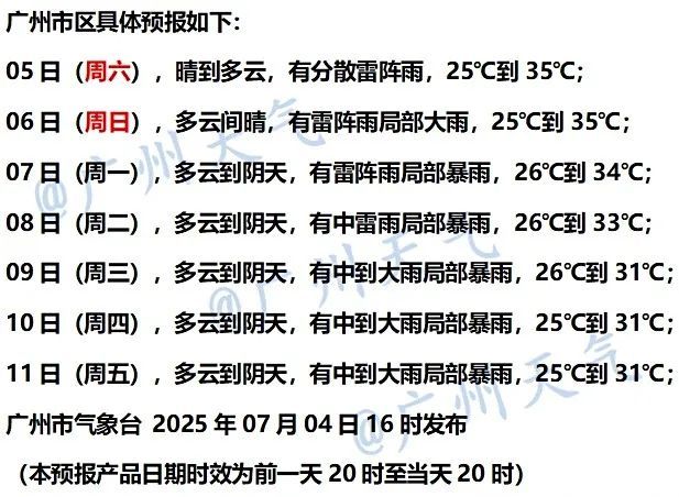 4号台风即将生成,未来三天广州又要“落滚水” 4号台风即将生成,未来三天广州又要“落滚水”