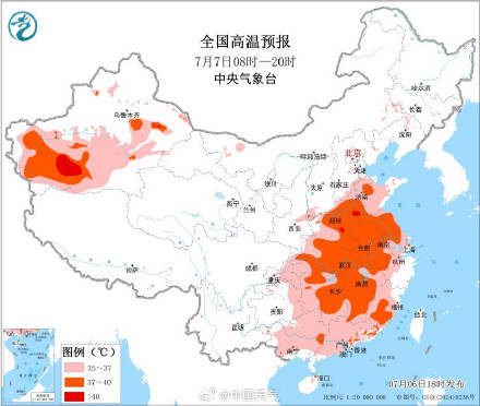 中东部高温范围将收敛 中东部高温范围将收敛