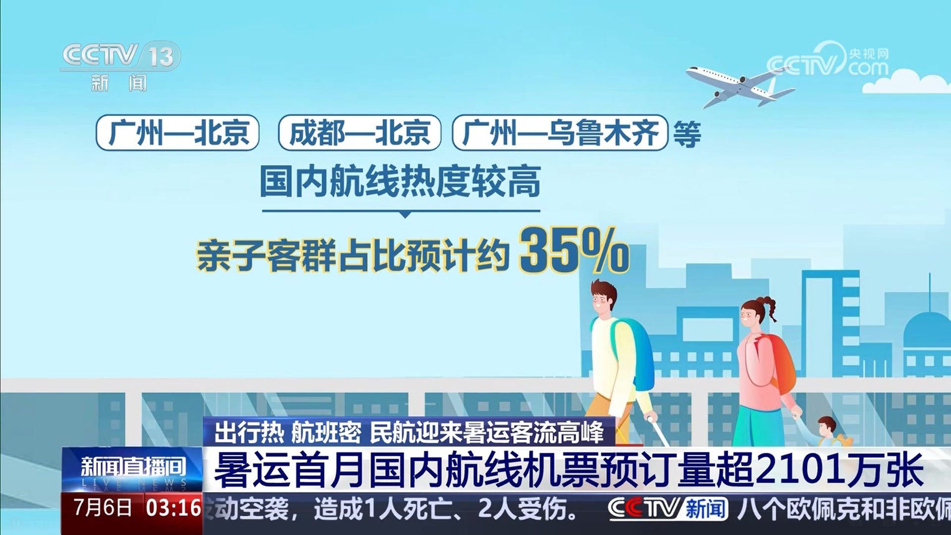 出行热 航班密 民航迎来暑运客流高峰