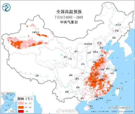 中东部高温范围将收敛 中东部高温范围将收敛