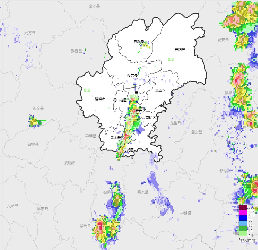 贵阳多区发布雷电黄色预警，需防范雷电大风！