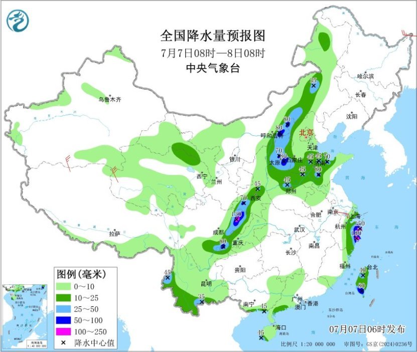“丹娜丝”趋向浙闽沿海 川陕晋冀鲁豫内蒙古等地多降雨 “丹娜丝”趋向浙闽沿海 川陕晋冀鲁豫内蒙古等地多降雨