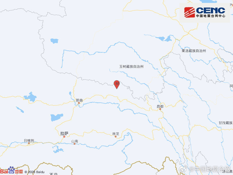 西藏那曲市巴青县发生3.0级地震 震源深度10千米 西藏那曲市巴青县发生3.0级地震 震源深度10千米