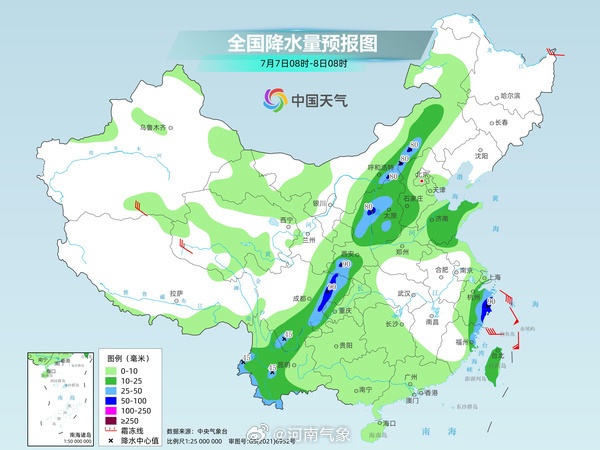 高温与降雨并存！台风“丹娜丝”或将影响河南