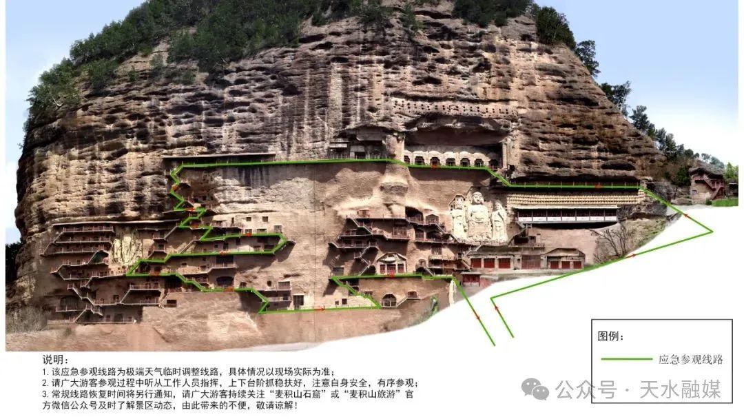 麦积山石窟，今起恢复开放！参观路线有调整→