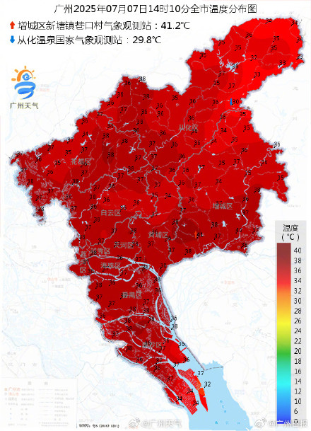 报！广州38℃刷新全年最高温