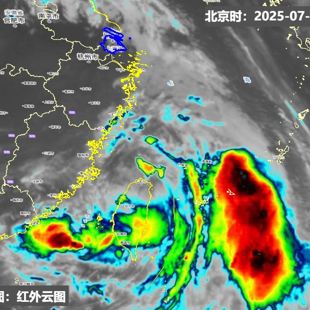 “丹娜丝”将二次登陆，台风外围影响上海