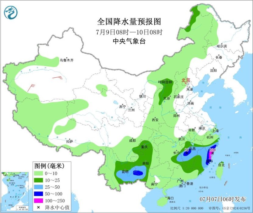 “丹娜丝”趋向浙闽沿海 川陕晋冀鲁豫内蒙古等地多降雨 “丹娜丝”趋向浙闽沿海 川陕晋冀鲁豫内蒙古等地多降雨