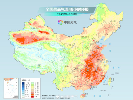 中东部大部持续闷热 江南多地昼夜蒸煮 中东部大部持续闷热 江南多地昼夜蒸煮