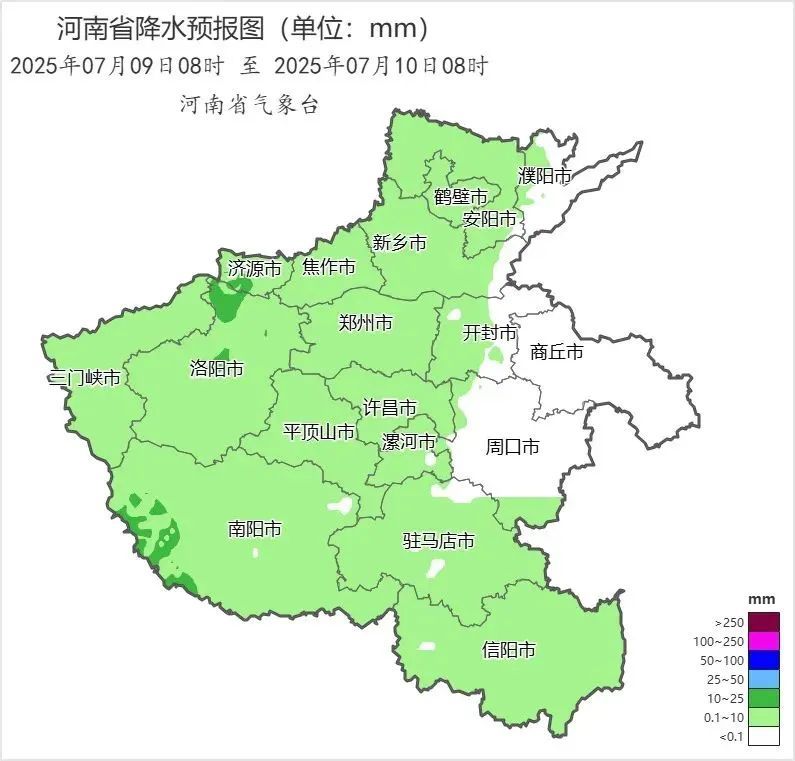河南发布强对流蓝色预警,局地有暴雨 河南发布强对流蓝色预警,局地有暴雨