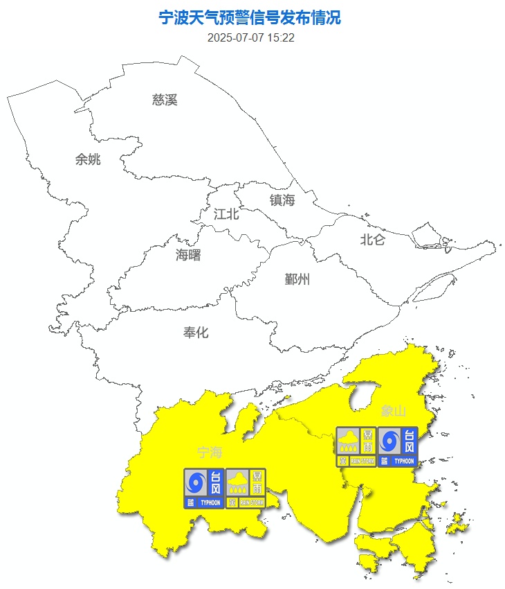 雨开始下了！气温打下来了！宁波人注意，关紧门窗……