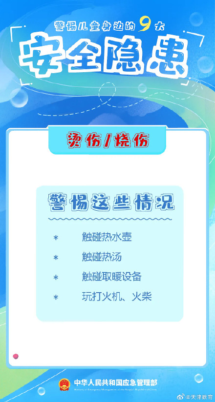 警惕儿童身边的9大安全隐患，转存！