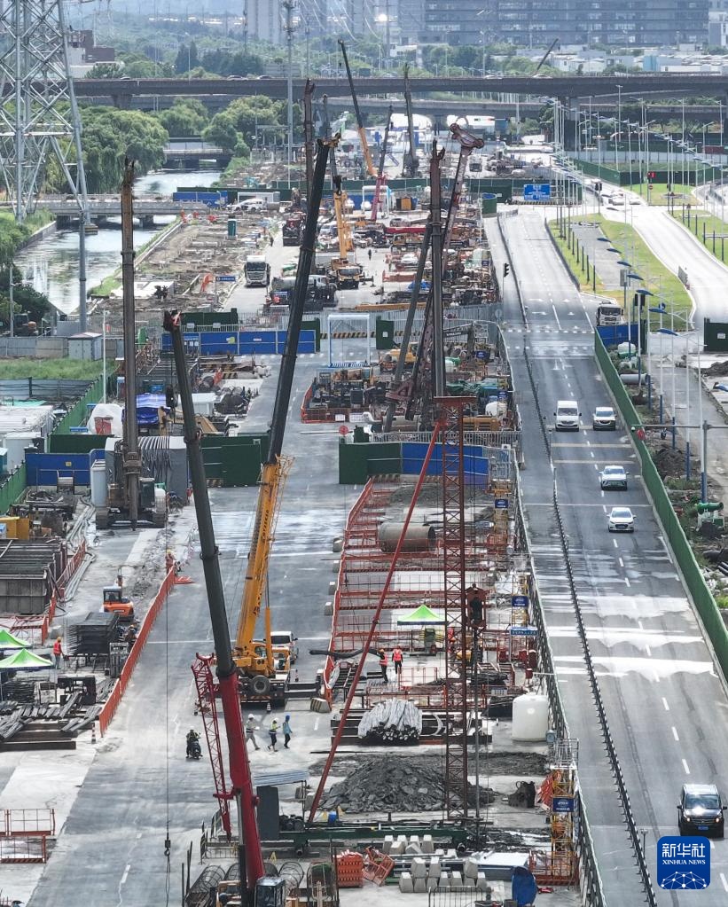 苏州东站集疏运系统及连接线工程施工有序推进 苏州东站集疏运系统及连接线工程施工有序推进