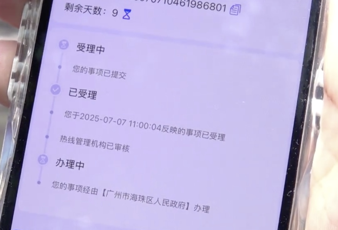 绿化芒从4层楼高树上掉落，路过女子右眼被砸伤