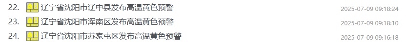 连发32条高温预警！“桑拿天”暴击！本周沈阳唯一降雨时间就在……