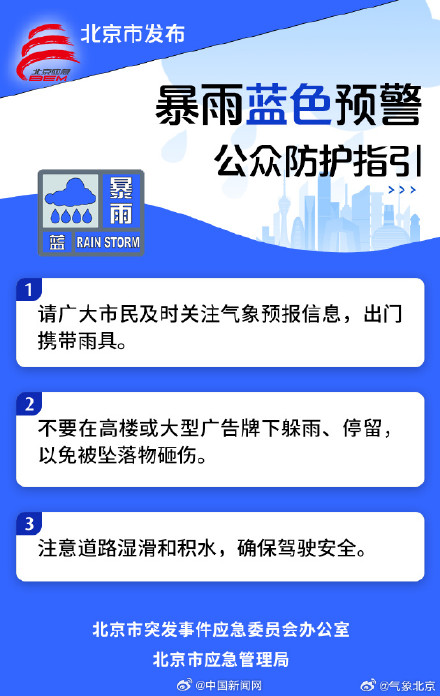 北京启动全市防汛应急响应 北京启动全市防汛应急响应