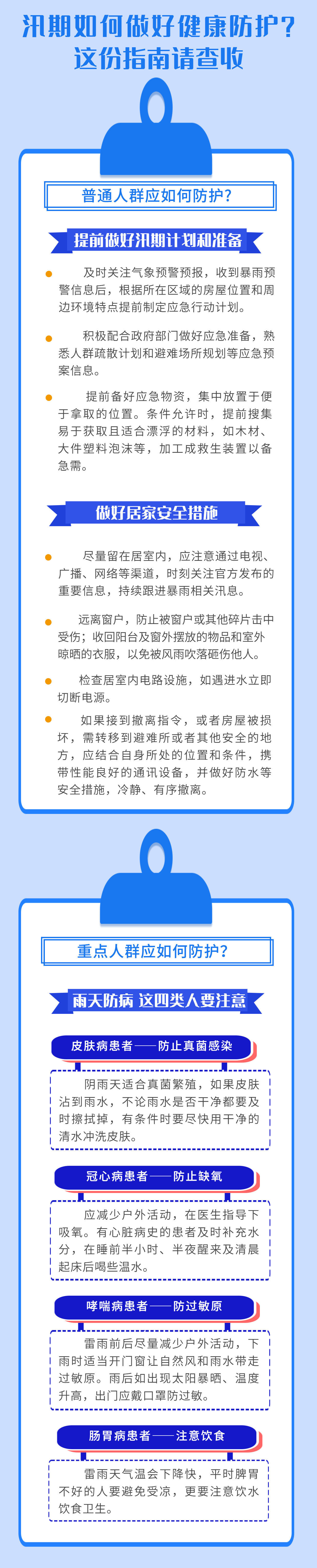 汛期如何做好健康防护?这份指南请查收 汛期如何做好健康防护?这份指南请查收