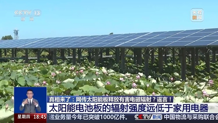 真相来了丨网传太阳能板释放有害电磁辐射?谣言! 真相来了丨网传太阳能板释放有害电磁辐射?谣言!