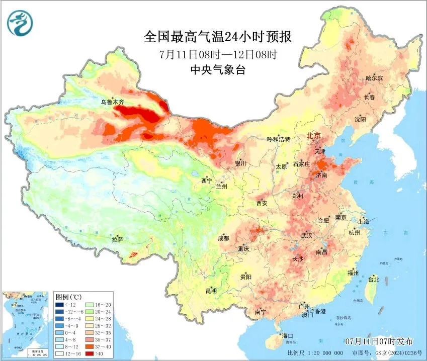 西安气象发布高温黄色预警，连续三天！
