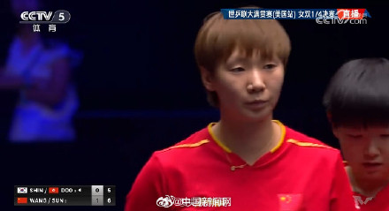 孙颖莎/王曼昱成功晋级四强